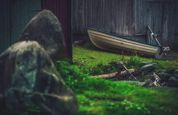En el pueblo de Noruega — Foto de Stock