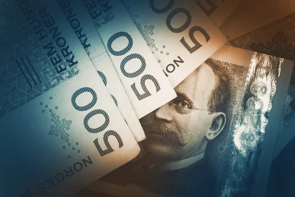 Norveç Kronu banknotlar — Stok fotoğraf