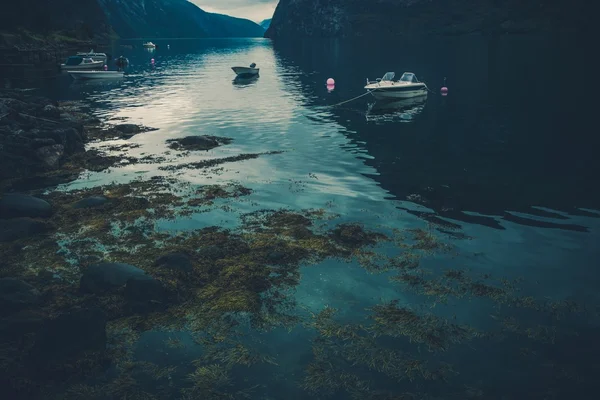 Norwegische Fjordreflexionen — Stockfoto