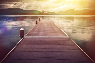 Montana buzul Gölü sahne