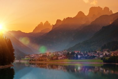 Auronzo Di Cadore günbatımı