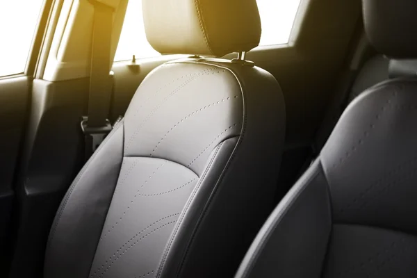 Clean Leather Car Interior — Stock Photo, Image