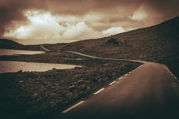 Camino alpino escénico — Foto de Stock