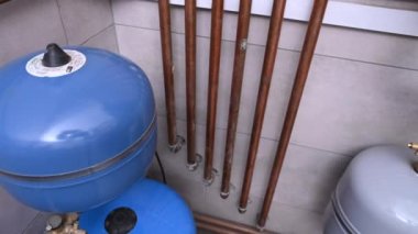 June 1, 2021. Krakow, Lesser Poland. Residential Natural Gas Heating Systems