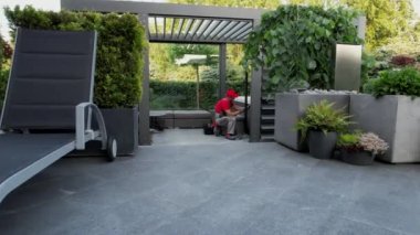 SPA Technician Performing Scheduled Hot Tub Repair