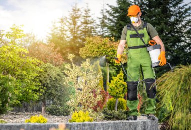 Kafkas Pro Bahçıvanı 40 'lı yıllardaki böcek ilacı fabrikalarında. Yaz Saati Bahçesi Bakımı. Peyzaj TemasıComment.