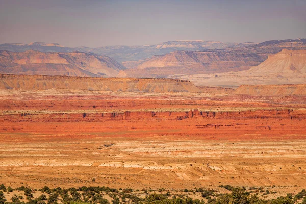 Malowniczy Kolorowy Krajobraz Surowego Stanu Utah Stany Zjednoczone Ameryki Pustynia — Zdjęcie stockowe