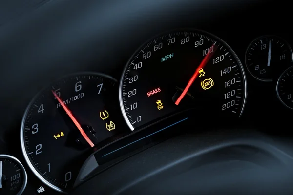 Super Car Tachometer Dash — Stock Photo, Image