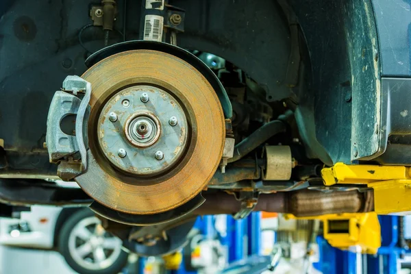 Freios Reparação de Auto Serviço — Fotografia de Stock