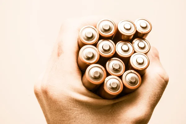 Batteries Power Concept — Stock Photo, Image