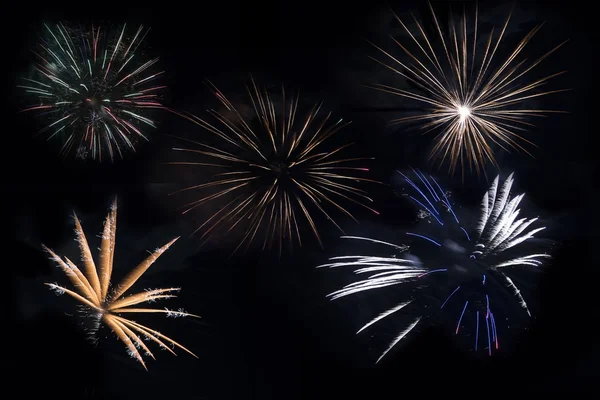 Fuochi d'artificio separati — Foto Stock