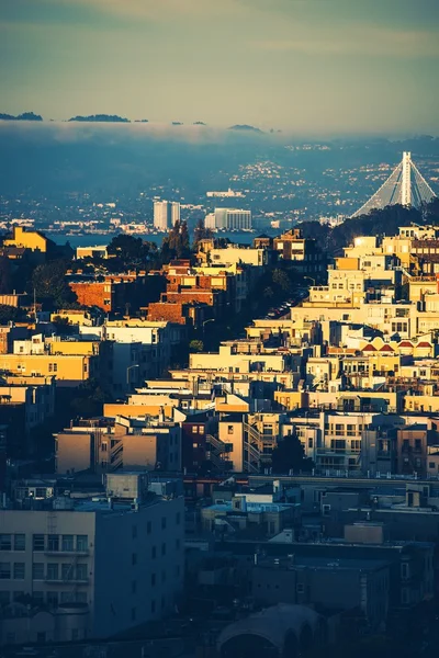 Residential Hill San Francisco — Stock Photo, Image