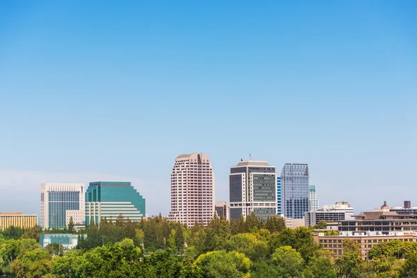 Sacramento w Kalifornii panoramę — Zdjęcie stockowe