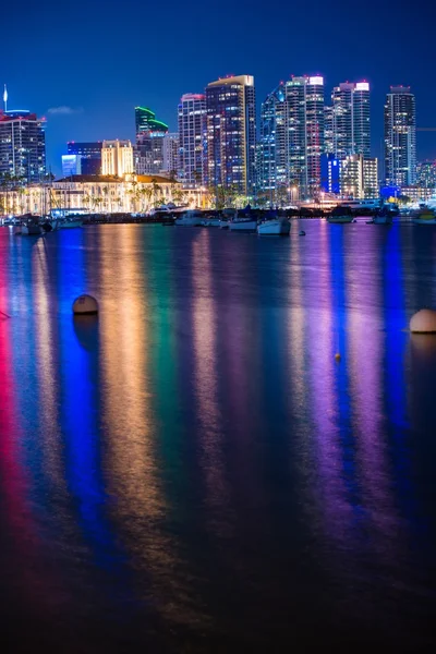 Colorida noche de San Diego — Foto de Stock