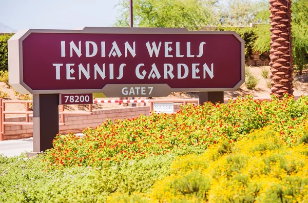 Jardim de tênis de Indian wells — Fotografia de Stock