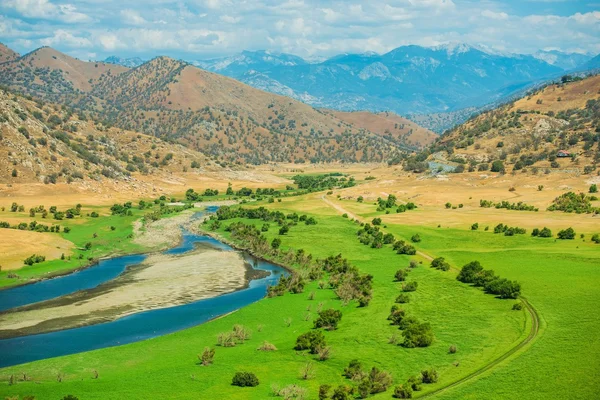 Groene Californië valley — Stockfoto