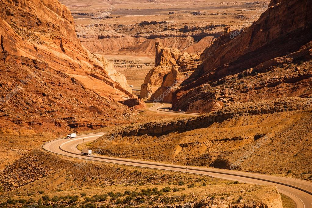 Desert Utah Highway Stock Photo by 54770955