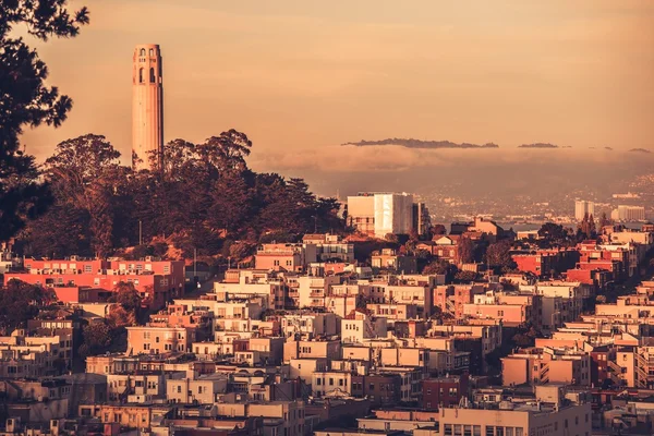 Colina del telégrafo San Francisco — Foto de Stock