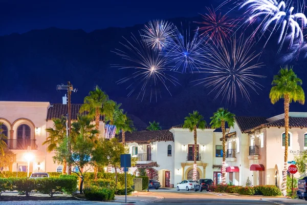 Città Vecchia La Quinta Fuochi d'artificio — Foto Stock