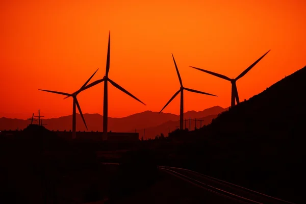 Conceito de energia eólica — Fotografia de Stock