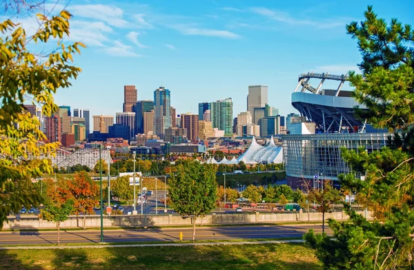 Denver Colorado de Cityscape — Fotografia de Stock