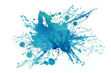 Serin soyut Aqua Splash
