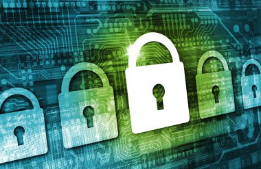 Online Data Security Concept clipart