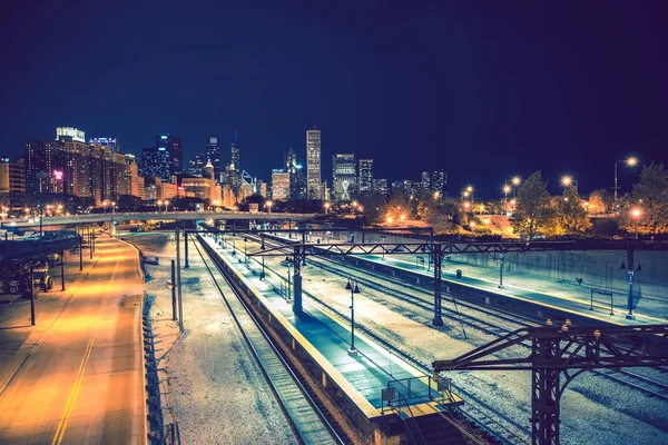 Bem-vindo em Chicago. — Fotografia de Stock