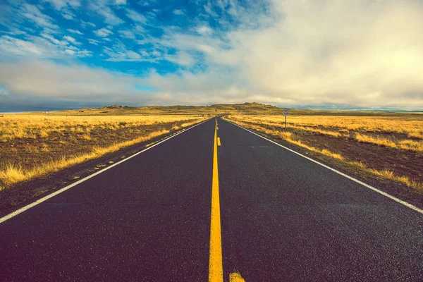 Arizona Road to Crater — Stock Photo, Image