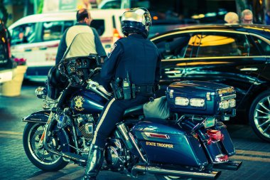 Eyalet polisi motosiklet