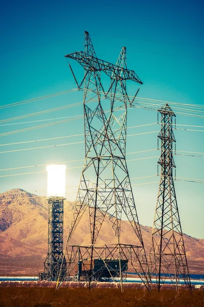 太陽熱発電プラント — ストック写真