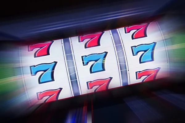 Triple Seven Slot Machine — Stock Photo, Image