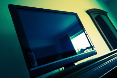 Odada düz ekran Tv