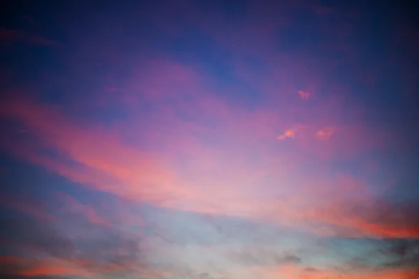Crepúsculo céu fundo — Fotografia de Stock