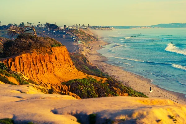 Playa Encinitas en California — Foto de Stock
