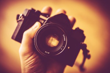 Vintage Fotoğraf kavramı