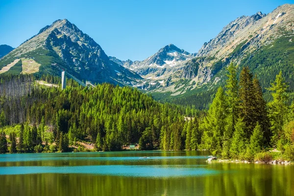 Štrbské pleso Slovakien — Stockfoto