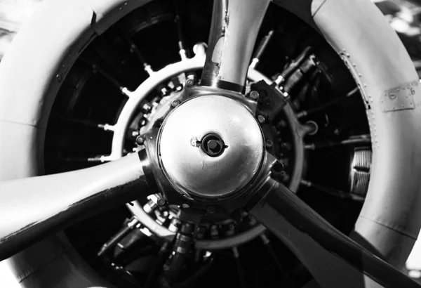 Vintage flygplan propeller — Stockfoto