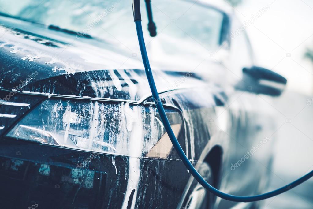 Vehicle in the Car Wash