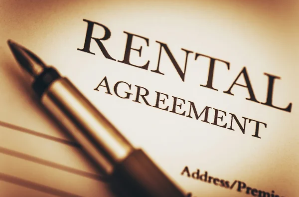 Rental Agreement — Stock Photo, Image
