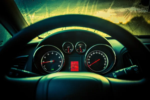 Car Dashboard Console — Stock Photo, Image