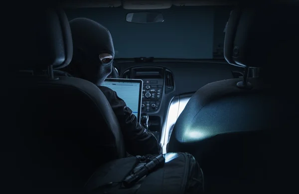 Sistema de coche de hacking — Foto de Stock