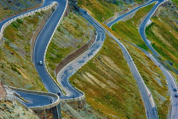 A Stelvio Pass — Stock Fotó