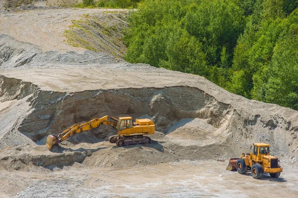 Trabajos de excavación en tierra —  Fotos de Stock