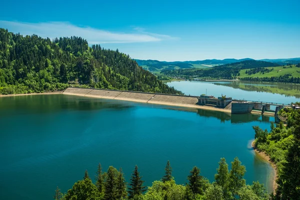 Niedzica Czorsztyn Dam — Stockfoto