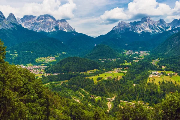 Italské Dolomity, žijící — Stock fotografie