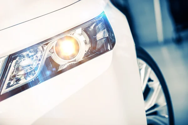 Modern Car Headlights — Stock Photo, Image