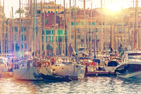 Cannes Marina French Riviera — Stok Foto