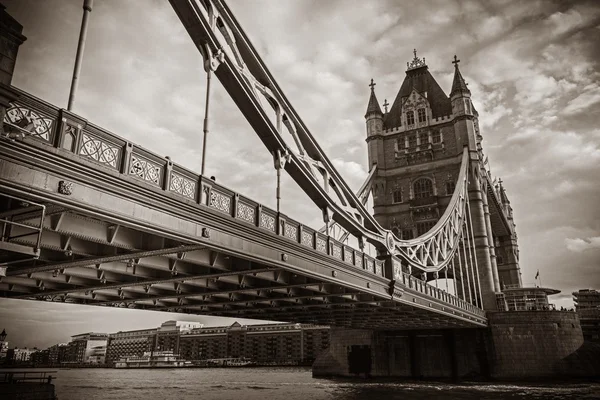 Słynnego London Tower Bridge — Zdjęcie stockowe