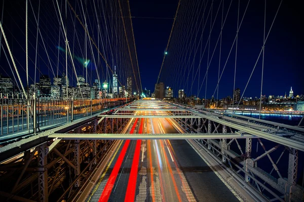 New York Verkehr in Bewegung — Stockfoto